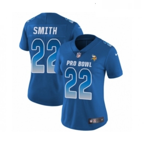 Womens Nike Minnesota Vikings 22 Harrison Smith Limited Royal Blue NFC 2019 Pro Bowl NFL Jersey Womens Nike Minnesota Vikings 22 Harrison Smith Limited Royal Blue NFC 2019 Pro Bowl NFL Jersey