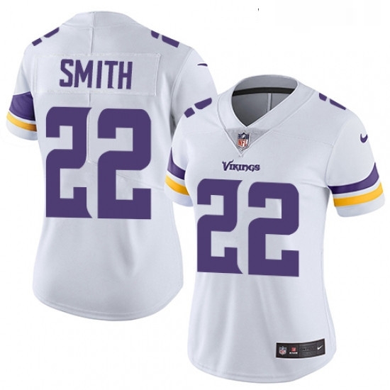 Womens Nike Minnesota Vikings 22 Harrison Smith White Vapor Untouchable Limited Player NFL Jersey Womens Nike Minnesota Vikings 22 Harrison Smith White Vapor Untouchable Limited Player NFL Jersey
