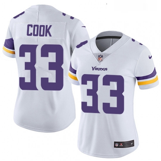 Womens Nike Minnesota Vikings 33 Dalvin Cook White Vapor Untouchable Limited Player NFL Jersey Womens Nike Minnesota Vikings 33 Dalvin Cook White Vapor Untouchable Limited Player NFL Jersey