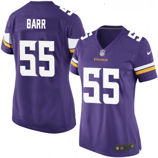 Womens Nike Minnesota Vikings 55 Anthony Barr Game Purple Team Color NFL Jersey Womens Nike Minnesota Vikings 55 Anthony Barr Game Purple Team Color NFL Jersey