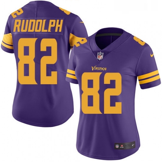 Womens Nike Minnesota Vikings 82 Kyle Rudolph Elite Purple Rush Vapor Untouchable NFL Jersey Womens Nike Minnesota Vikings 82 Kyle Rudolph Elite Purple Rush Vapor Untouchable NFL Jersey