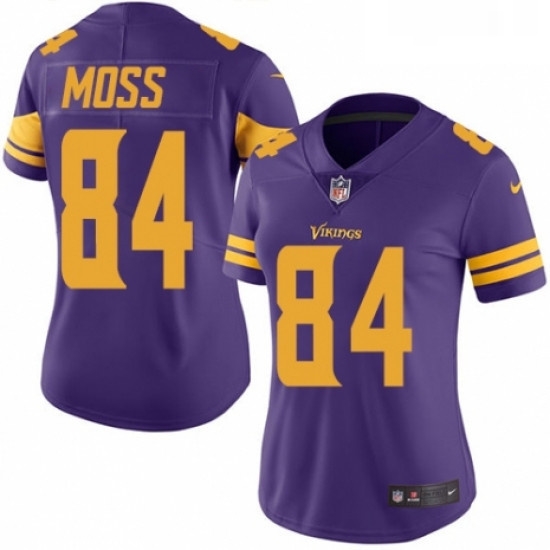 Womens Nike Minnesota Vikings 84 Randy Moss Limited Purple Rush Vapor Untouchable NFL Jersey Womens Nike Minnesota Vikings 84 Randy Moss Limited Purple Rush Vapor Untouchable NFL Jersey