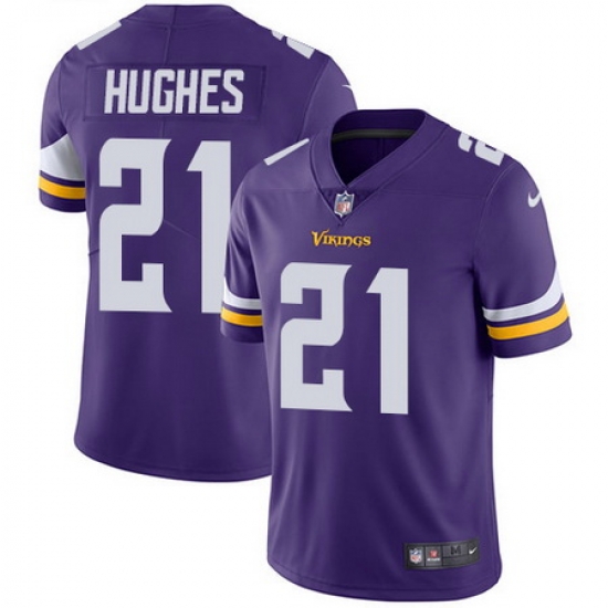 Nike Vikings #21 Mike Hughes Purple Team Color Youth Stitched NFL Vapor Untouchable Limited Jersey Nike Vikings #21 Mike Hughes Purple Team Color Youth Stitched NFL Vapor Untouchable Limited Jersey