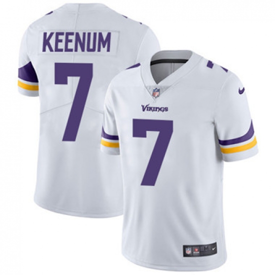 Nike Vikings #7 Case Keenum White Youth Stitched NFL Vapor Untouchable Limited Jersey Nike Vikings #7 Case Keenum White Youth Stitched NFL Vapor Untouchable Limited Jersey