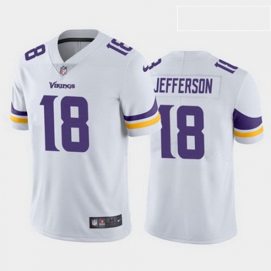 Youth Minnesota Vikings Justin Jefferson #18 White Vapor Limited Stitched NFL Jersey Youth Minnesota Vikings Justin Jefferson #18 White Vapor Limited Stitched NFL Jersey