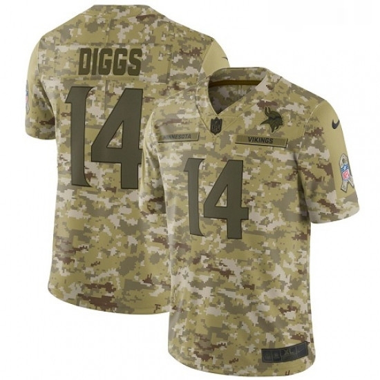 Youth Nike Minnesota Vikings 14 Stefon Diggs Limited Camo 2018 Salute to Service NFL Jersey Youth Nike Minnesota Vikings 14 Stefon Diggs Limited Camo 2018 Salute to Service NFL Jersey