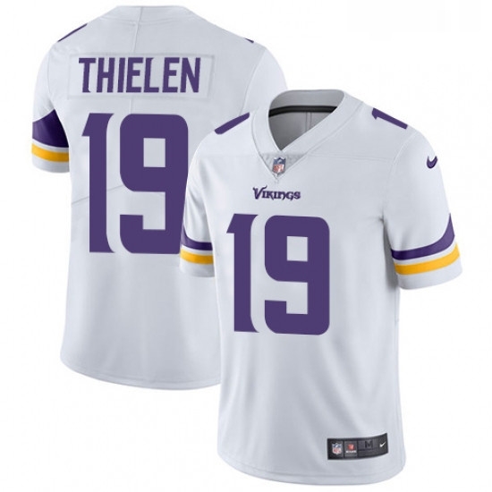 Youth Nike Minnesota Vikings 19 Adam Thielen White Vapor Untouchable Limited Player NFL Jersey Youth Nike Minnesota Vikings 19 Adam Thielen White Vapor Untouchable Limited Player NFL Jersey