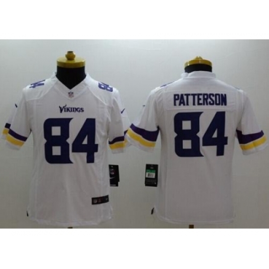 Youth Nike Minnesota Vikings 84 Cordarrelle Patterson White Stitched NFL Limited Jersey Youth Nike Minnesota Vikings 84 Cordarrelle Patterson White Stitched NFL Limited Jersey