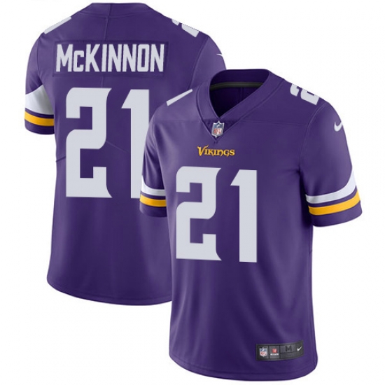 Youth Nike Vikings #21 Jerick McKinnon Purple Team Color Stitched NFL Vapor Untouchable Limited Jersey Youth Nike Vikings #21 Jerick McKinnon Purple Team Color Stitched NFL Vapor Untouchable Limited Jersey