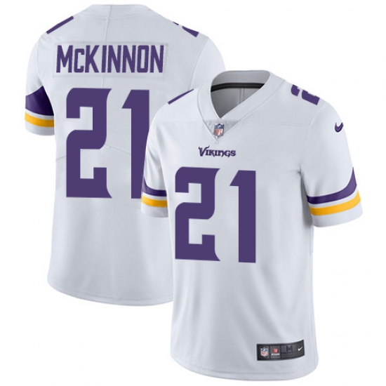 Youth Nike Vikings #21 Jerick McKinnon White Stitched NFL Vapor Untouchable Limited Jersey Youth Nike Vikings #21 Jerick McKinnon White Stitched NFL Vapor Untouchable Limited Jersey