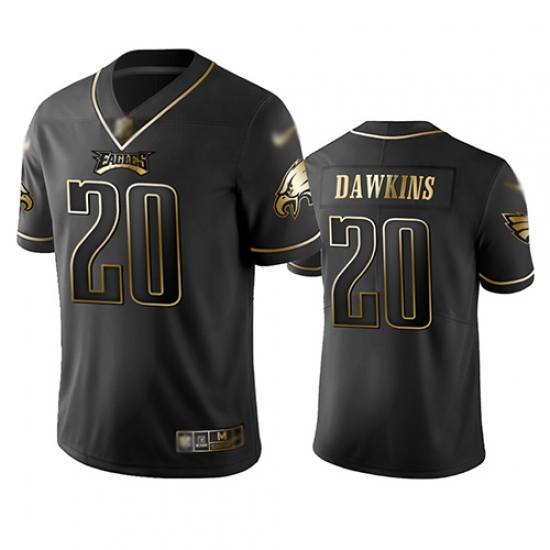 Eagles 20 Brian Dawkins Black Men Stitched Football Limited Golden Edition Jersey Eagles 20 Brian Dawkins Black Men Stitched Football Limited Golden Edition Jersey