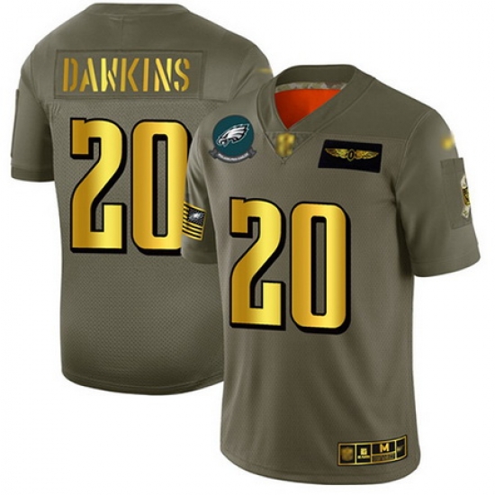 Eagles 20 Brian Dawkins Camo Gold Men Stitched Football Limited 2019 Salute To Service Jersey Eagles 20 Brian Dawkins Camo Gold Men Stitched Football Limited 2019 Salute To Service Jersey