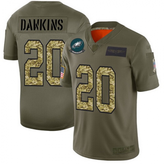 Eagles 20 Brian Dawkins Olive Camo Men Stitched Football Limited 2019 Salute To Service Jersey Eagles 20 Brian Dawkins Olive Camo Men Stitched Football Limited 2019 Salute To Service Jersey