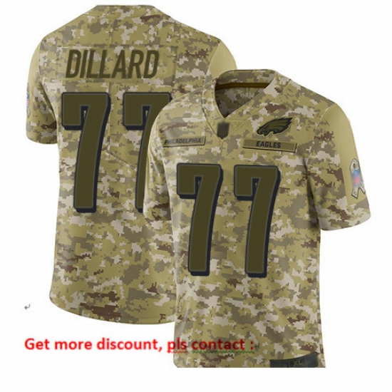 Eagles 77 Andre Dillard Camo Men Stitched Football Limited 2018 Salute To Service Jersey Eagles 77 Andre Dillard Camo Men Stitched Football Limited 2018 Salute To Service Jersey