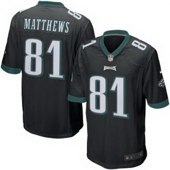 Jordan Matthews Philadelphia Eagles Nike Team Game Jersey Black Jordan Matthews Philadelphia Eagles Nike Team Game Jersey Black
