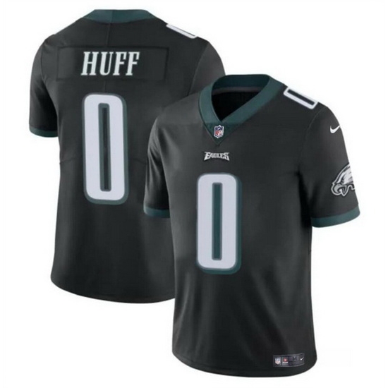 Men Philadelphia Eagles 0 Bryce Huff Black Vapor Untouchable Limited Stitched Football Jersey Men Philadelphia Eagles 0 Bryce Huff Black Vapor Untouchable Limited Stitched Football Jersey