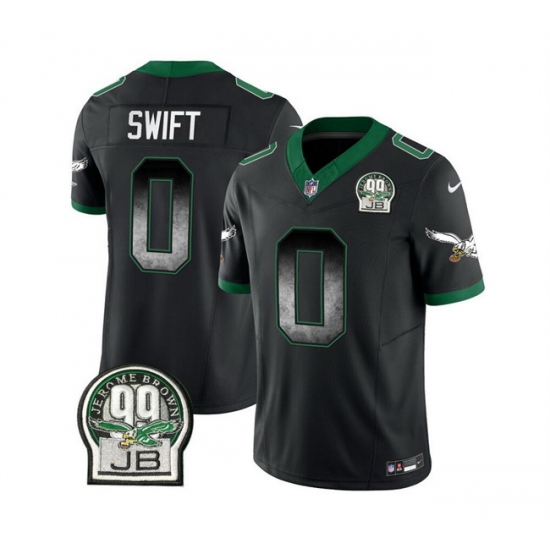 Men Philadelphia Eagles 0 D 27Andre Swift Black 2023 F U S E Throwback Vapor Untouchable Limited Stitched Football Jersey Men Philadelphia Eagles 0 D 27Andre Swift Black 2023 F U S E Throwback Vapor Untouchable Limited Stitched Football Jersey