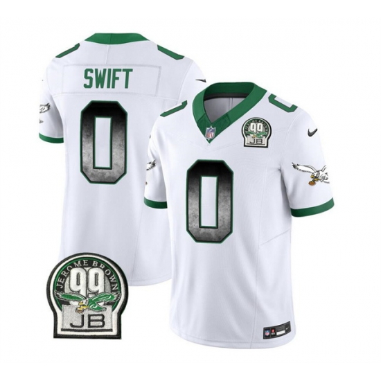 Men Philadelphia Eagles 0 D 27Andre Swift White 2023 F U S E Throwback Vapor Untouchable Limited Stitched Football Jersey Men Philadelphia Eagles 0 D 27Andre Swift White 2023 F U S E Throwback Vapor Untouchable Limited Stitched Football Jersey