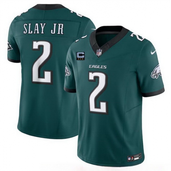 Men Philadelphia Eagles 2 Darius Slay JR Green F U S E With 3 Star C Patch Vapor Untouchable Limited Stitched Football Jersey Men Philadelphia Eagles 2 Darius Slay JR Green F U S E With 3 Star C Patch Vapor Untouchable Limited Stitched Football Jersey