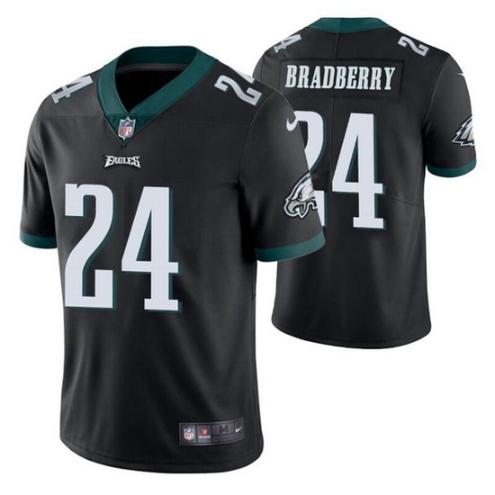 Men Philadelphia Eagles 24 James Bradberry Black Vapor Untouchable Limited Stitched Jersey Men Philadelphia Eagles 24 James Bradberry Black Vapor Untouchable Limited Stitched Jersey