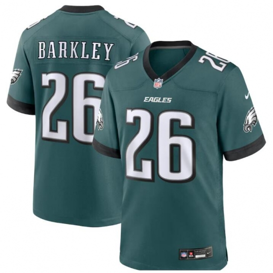Men Philadelphia Eagles 26 SAQUON BARKLEY Green Vapor Untouchable Limited Stitched Football Jersey Men Philadelphia Eagles 26 SAQUON BARKLEY Green Vapor Untouchable Limited Stitched Football Jersey