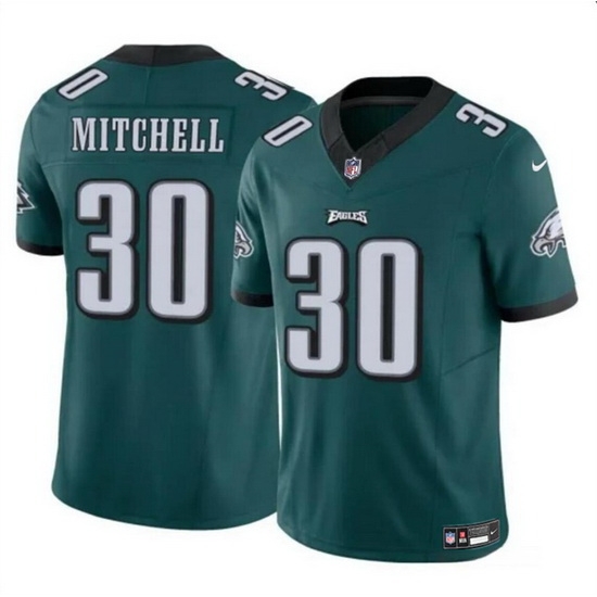 Men Philadelphia Eagles 30 Quinyon Mitchell Green 2024 Draft F U S E Vapor Untouchable Limited Stitched Football Jersey Men Philadelphia Eagles 30 Quinyon Mitchell Green 2024 Draft F U S E Vapor Untouchable Limited Stitched Football Jersey