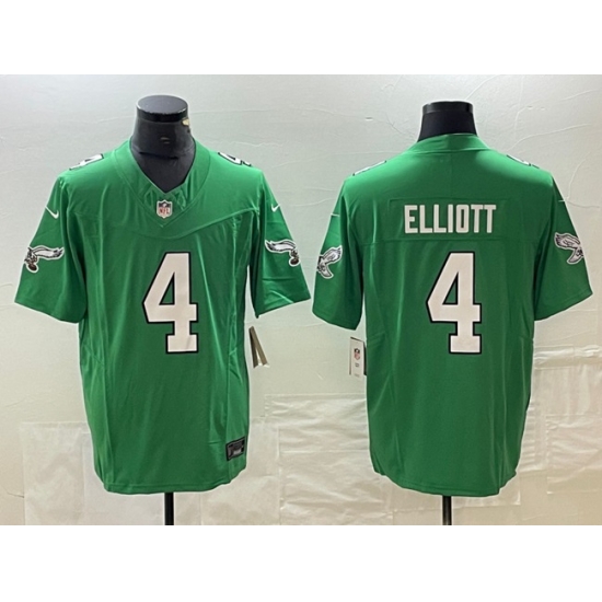 Men Philadelphia Eagles 4 Jake Elliott Green 2023 F U S E Vapor Untouchable Limited Stitched Football Jersey Men Philadelphia Eagles 4 Jake Elliott Green 2023 F U S E Vapor Untouchable Limited Stitched Football Jersey