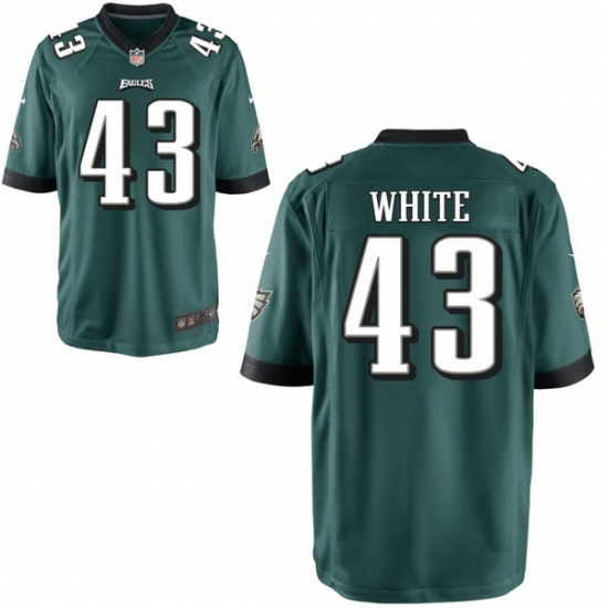 Men Philadelphia Eagles 43 Kyzir White Green Vapor Untouchable Limited Stitched Jersey Men Philadelphia Eagles 43 Kyzir White Green Vapor Untouchable Limited Stitched Jersey