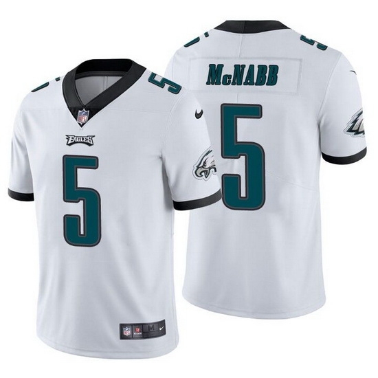 Men Philadelphia Eagles 5 Donovan McNabb White Vapor Untouchable Limited Stitched Jersey Men Philadelphia Eagles 5 Donovan McNabb White Vapor Untouchable Limited Stitched Jersey