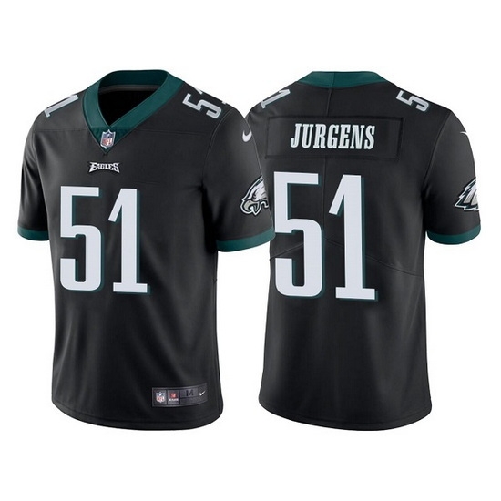 Men Philadelphia Eagles 51 Cameron Jurgens Black Vapor Untouchable Limited Stitched Jersey Men Philadelphia Eagles 51 Cameron Jurgens Black Vapor Untouchable Limited Stitched Jersey