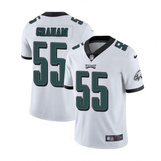 Men Philadelphia Eagles 55 Brandon Graham White Vapor Untouchable Limited Stitched Men Philadelphia Eagles 55 Brandon Graham White Vapor Untouchable Limited Stitched