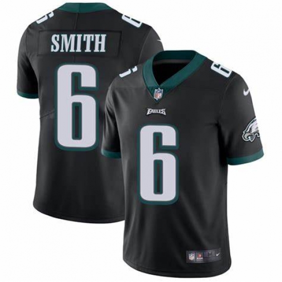 Men Philadelphia Eagles #6 DeVonta Smith Black Vapor Untouchable Limited Stitched Jersey Men Philadelphia Eagles #6 DeVonta Smith Black Vapor Untouchable Limited Stitched Jersey