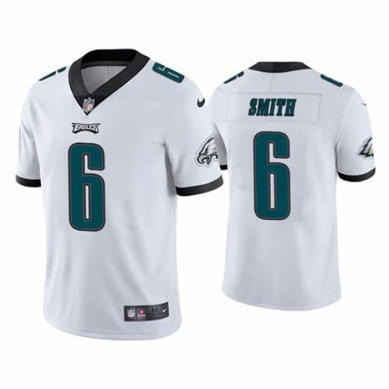 Men Philadelphia Eagles #6 DeVonta Smith White Vapor Untouchable Limited Stitched Jersey Men Philadelphia Eagles #6 DeVonta Smith White Vapor Untouchable Limited Stitched Jersey