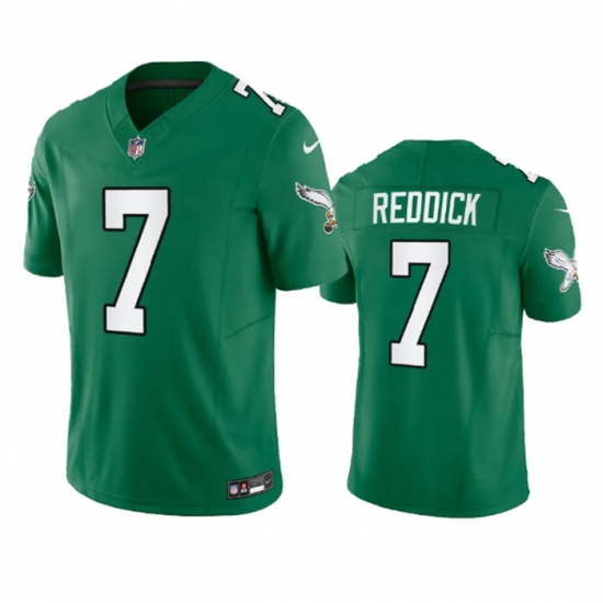 Men Philadelphia Eagles 7 Haason Reddick Green 2023 F U S E Vapor Untouchable Stitched Football Jersey Men Philadelphia Eagles 7 Haason Reddick Green 2023 F U S E Vapor Untouchable Stitched Football Jersey