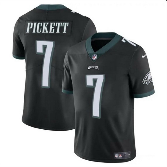Men Philadelphia Eagles 7 Kenny Pickett Black Vapor Untouchable Limited Stitched Football Jersey Men Philadelphia Eagles 7 Kenny Pickett Black Vapor Untouchable Limited Stitched Football Jersey