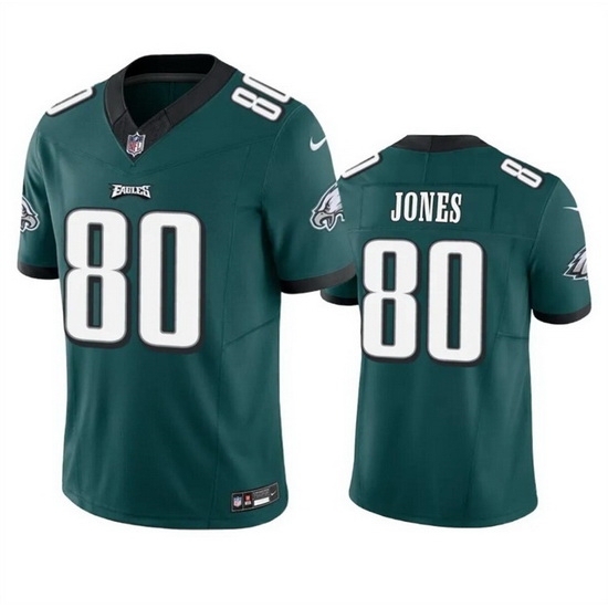 Men Philadelphia Eagles 80 Julio Jones Green 2023 F U S E Vapor Untouchable Limited Stitched Football Jersey Men Philadelphia Eagles 80 Julio Jones Green 2023 F U S E Vapor Untouchable Limited Stitched Football Jersey