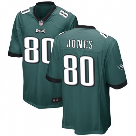Men Philadelphia Eagles 80 Julio Jones Green 2023 Stitched Game Jersey Men Philadelphia Eagles 80 Julio Jones Green 2023 Stitched Game Jersey