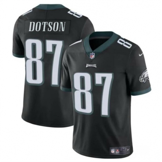 Men Philadelphia Eagles 87 Jahan Dotson Black Vapor Untouchable Limited Stitched Football Jersey Men Philadelphia Eagles 87 Jahan Dotson Black Vapor Untouchable Limited Stitched Football Jersey