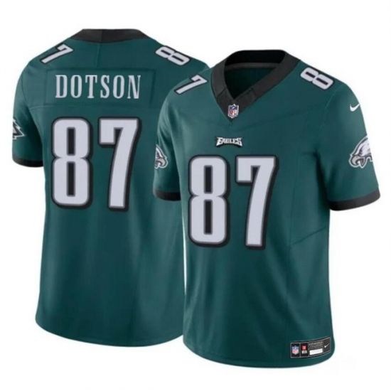 Men Philadelphia Eagles 87 Jahan Dotson Green F U S E Vapor Untouchable Limited Stitched Football Jersey Men Philadelphia Eagles 87 Jahan Dotson Green F U S E Vapor Untouchable Limited Stitched Football Jersey