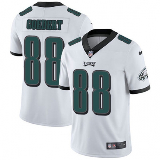 Men Philadelphia Eagles 88 Dallas Goedert White Vapor Untouchable Limited Stitched Jersey Men Philadelphia Eagles 88 Dallas Goedert White Vapor Untouchable Limited Stitched Jersey