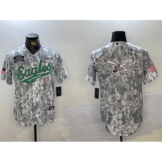 Men Philadelphia Eagles big logo 2024 F U S E Arctic Camo Salute To Service Limited Stitched Jersey 10 Men Philadelphia Eagles big logo 2024 F U S E Arctic Camo Salute To Service Limited Stitched Jersey 10