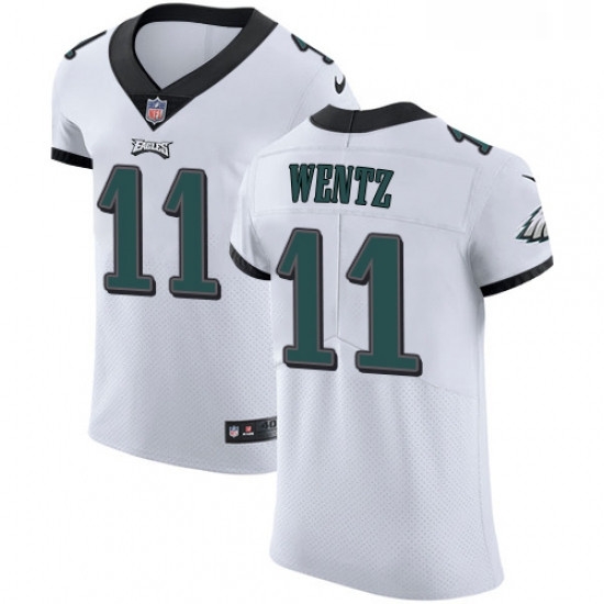 Mens Nike Philadelphia Eagles 11 Carson Wentz White Vapor Untouchable Elite Player NFL Jersey Mens Nike Philadelphia Eagles 11 Carson Wentz White Vapor Untouchable Elite Player NFL Jersey