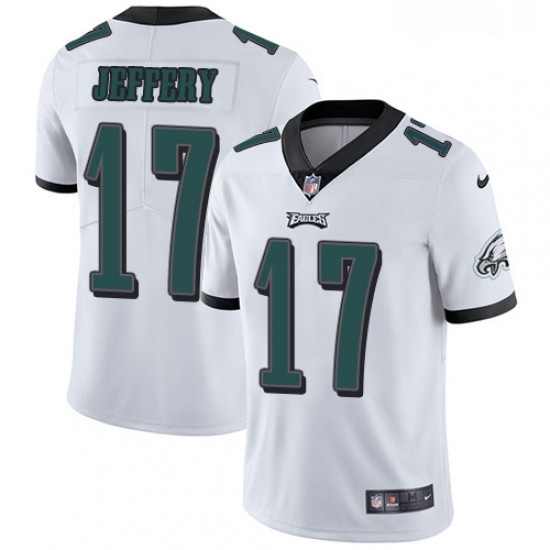 Mens Nike Philadelphia Eagles 17 Alshon Jeffery White Vapor Untouchable Limited Player NFL Jersey Mens Nike Philadelphia Eagles 17 Alshon Jeffery White Vapor Untouchable Limited Player NFL Jersey