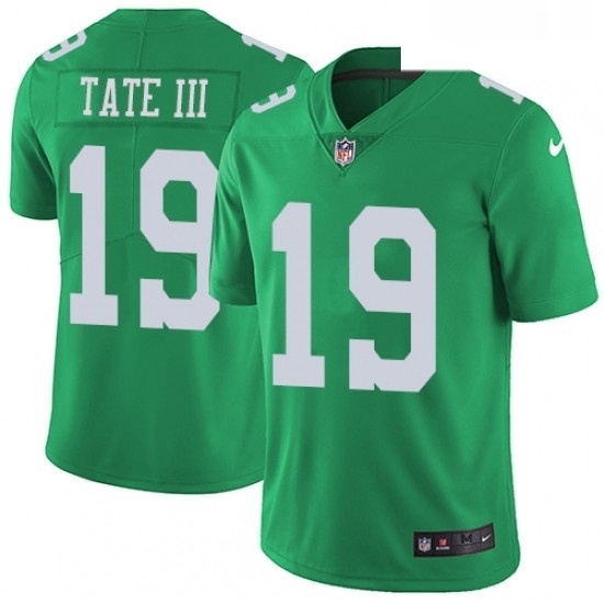 Mens Nike Philadelphia Eagles 19 Golden Tate III Limited Green Rush Vapor Untouchable NFL Jersey Mens Nike Philadelphia Eagles 19 Golden Tate III Limited Green Rush Vapor Untouchable NFL Jersey