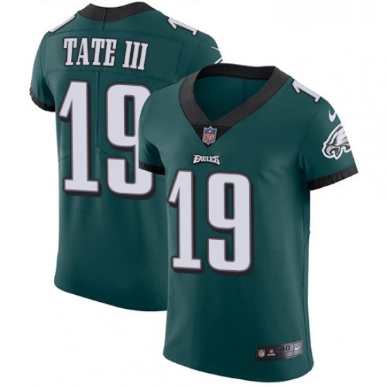 Mens Nike Philadelphia Eagles 19 Golden Tate III Midnight Green Team Color Vapor Untouchable Elite Player NFL Jerse Mens Nike Philadelphia Eagles 19 Golden Tate III Midnight Green Team Color Vapor Untouchable Elite Player NFL Jerse
