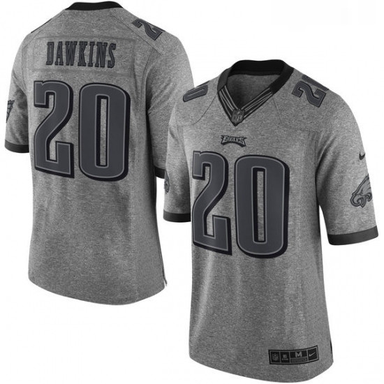 Mens Nike Philadelphia Eagles 20 Brian Dawkins Limited Gray Gridiron NFL Jersey Mens Nike Philadelphia Eagles 20 Brian Dawkins Limited Gray Gridiron NFL Jersey