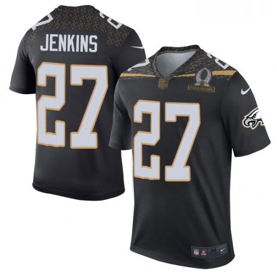Mens Nike Philadelphia Eagles 27 Malcolm Jenkins Elite Black Team Irvin 2016 Pro Bowl NFL Jersey Mens Nike Philadelphia Eagles 27 Malcolm Jenkins Elite Black Team Irvin 2016 Pro Bowl NFL Jersey