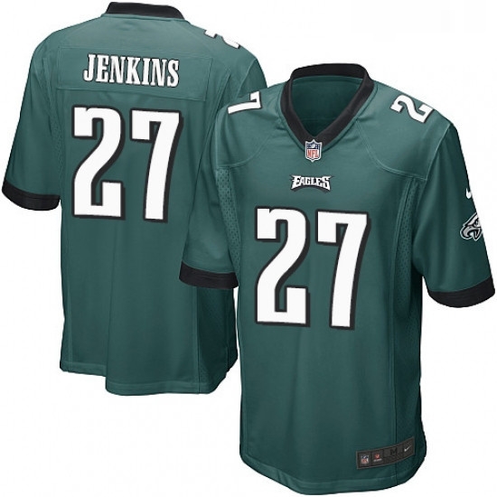 Mens Nike Philadelphia Eagles 27 Malcolm Jenkins Game Midnight Green Team Color NFL Jersey Mens Nike Philadelphia Eagles 27 Malcolm Jenkins Game Midnight Green Team Color NFL Jersey