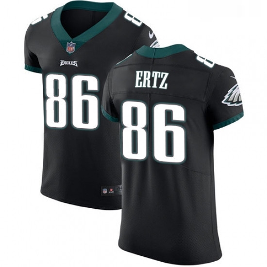 Mens Nike Philadelphia Eagles 86 Zach Ertz Black Alternate Vapor Untouchable Elite Player NFL Jersey Mens Nike Philadelphia Eagles 86 Zach Ertz Black Alternate Vapor Untouchable Elite Player NFL Jersey