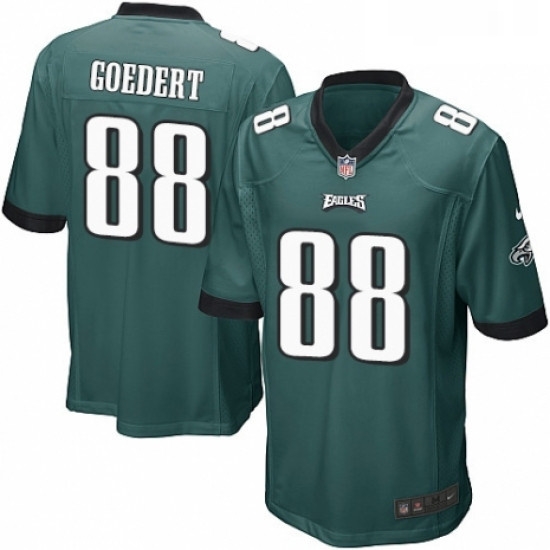Mens Nike Philadelphia Eagles 88 Dallas Goedert Game Midnight Green Team Color NFL Jersey Mens Nike Philadelphia Eagles 88 Dallas Goedert Game Midnight Green Team Color NFL Jersey